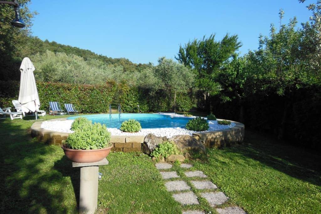 Tuscan Charme Of Cottage Roccaio Countryside Cortona Castiglion Fiorentino Exterior foto