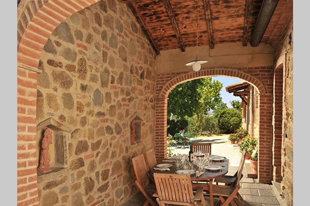 Tuscan Charme Of Cottage Roccaio Countryside Cortona Castiglion Fiorentino Exterior foto